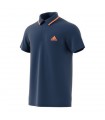 Adidas Polo Hommes Advantage Bleu | My-squash.com