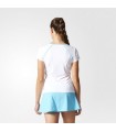 Adidas Club Tee Women White/ Blue | My-squash.com
