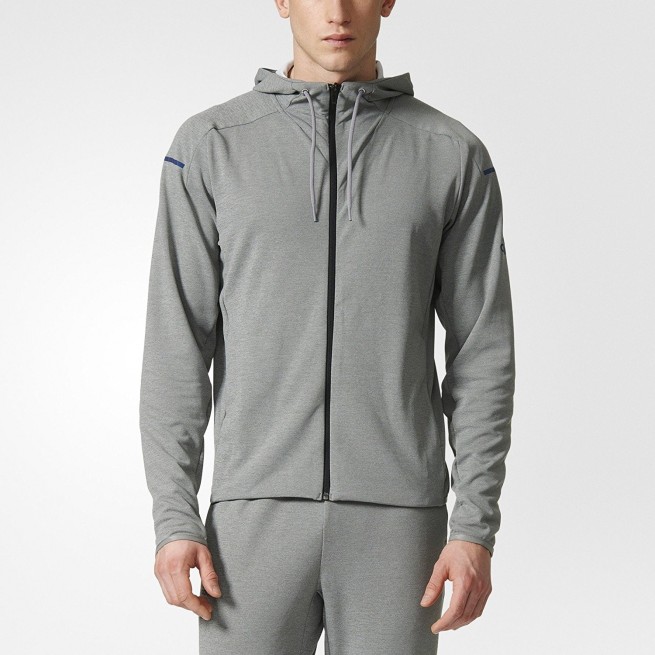 Adidas Club Sweat Hoodie Men Grey | My-squash.com