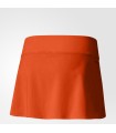 Adidas Club Skirt Femme Orange | My-squash.com