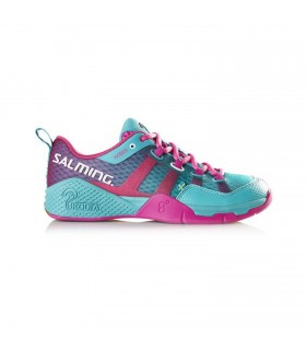 Chaussure squash Salming Kobra Turquoise / Pink | My-squash.com