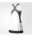 Adidas Robe Femme Barricade Blanc | My-squash.com