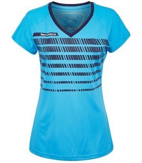 T-Shirt Femme Tecnifibre F2 Airmesh 360 Bleu | My-squash.com