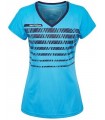 T-Shirt Femme Tecnifibre F2 Airmesh 360 Bleu | My-squash.com