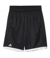 Adidas B court short Junior Black/ White | My-squash.com