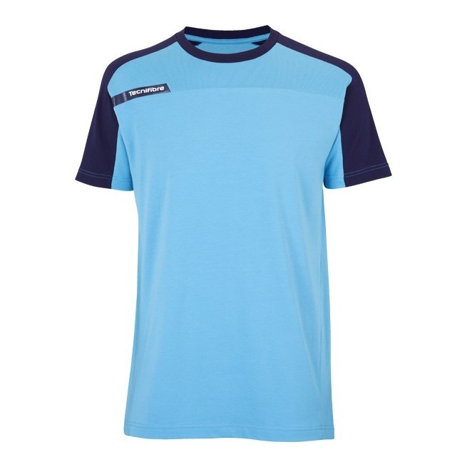 T-Shirt  Homme Tecnifibre F1 Stretch & Mesh Bleu | My-squash.com