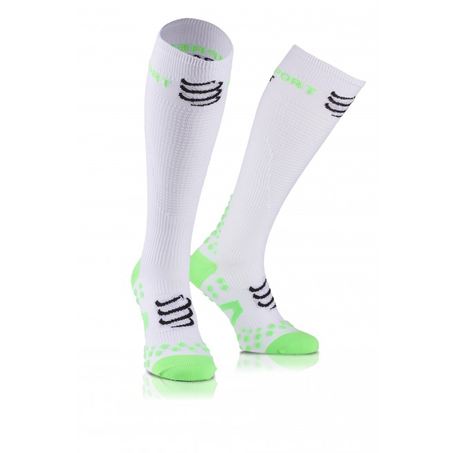 Compressport Play & DTox Full socks - White - Racket