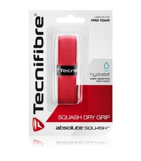Tecnifibre Squash Dry Grip Rouge | My-squash.com