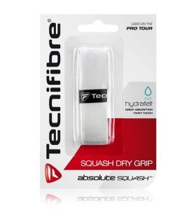 Tecnifibre Squash Dry Grip White | My-squash.com