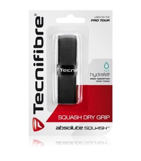 Tecnifibre Squash Dry Grip Black | My-squash.com