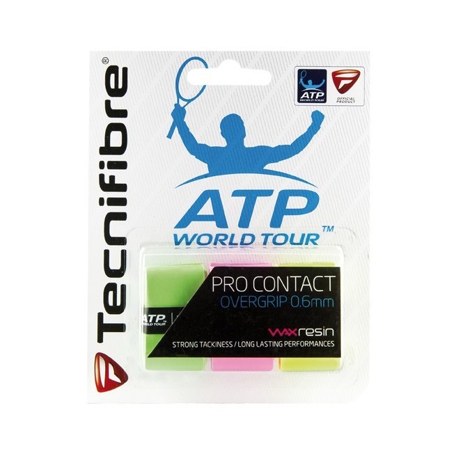 Sugrip Tecnifibre Pro Contact Multi-couleurs | My-squash.com