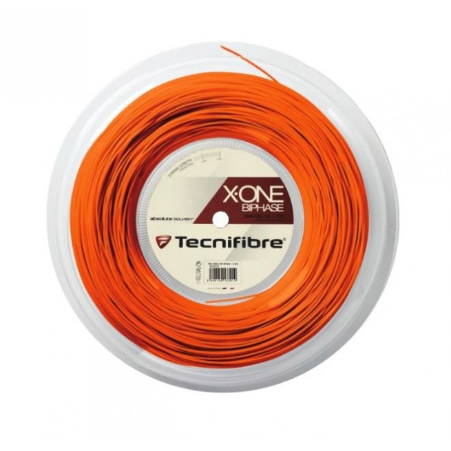 Tecnifibre X-One Biphase 1.18mm 200m Squash string | My-squash.com