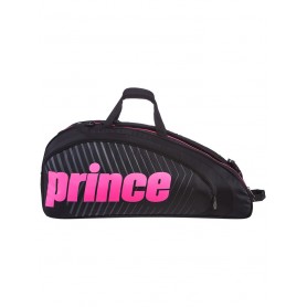 Prince Tour Futures 6 Pack Black/Pink Squash Bag | My-squash.com