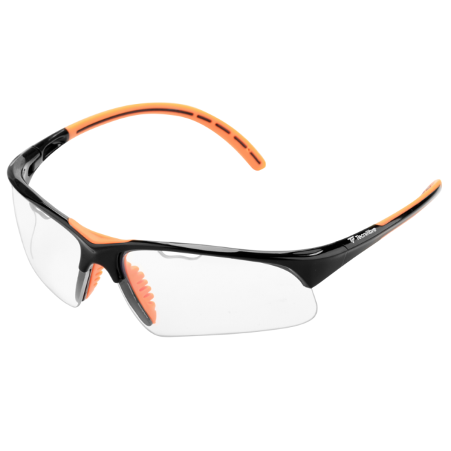 Tecnifibre Orange Black Squash goggles | My-Squash.com