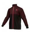 Adidas Barricade Training Jacket Men (Black/Red)  | My-squash.com