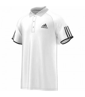 Adidas Club Polo Men (White/Black)  | My-squash.com