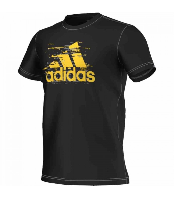 Adidas T-Shirt Ess Logo Men (Black) | My-squash.com