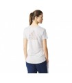 Adidas Logo V T-Shirt Femme Gris | My-squash.com