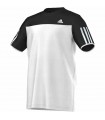 Adidas T-Shirt Club Junior Blanc/ Noir | My-squash.com