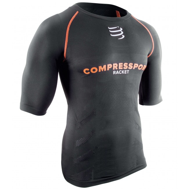 Compressport T-Shirt Short sleeve Top - Noir - Racket