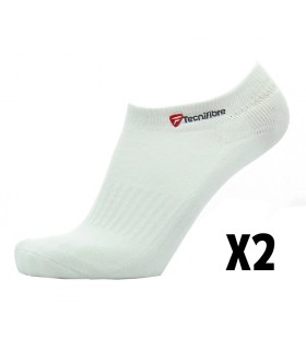 Tecnifibre ankle squash socks - White
