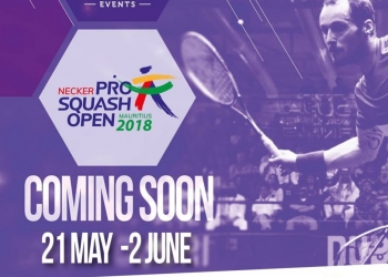 Necker Pro Squash Open - Le squash traverse l'Océan Indien