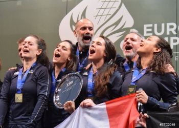 Les Bleues du squash championnes d'Europe !
